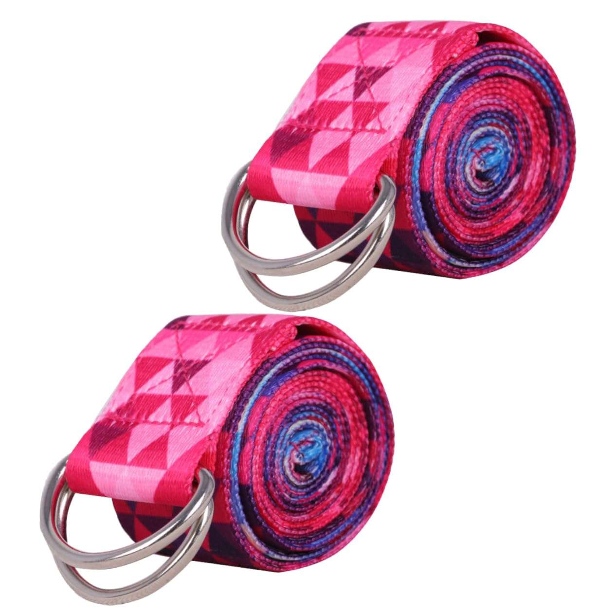 POPETPOP Yoga Straps for Stretching 2 Pack Hip Elastic Band Resistance Hip Band Yoga Exercise Band for Workout and Gym 1