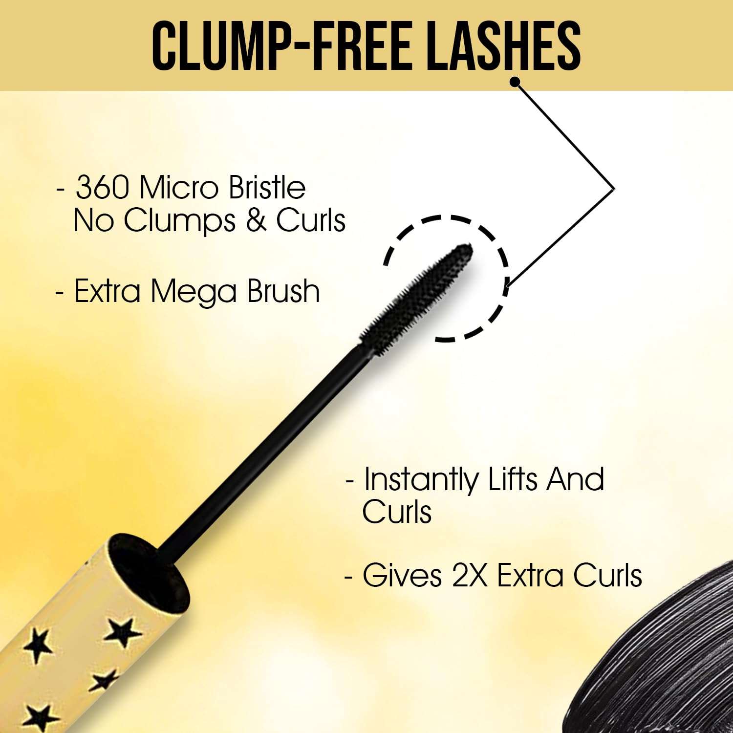 Fashion Colour AROMA FORMULA MASCARA SUPER WATERPROOF LONG LASH MASCARA (10g) 2 IN 1 Primer + Concealer, Oil-Free Long Lasting and Silky Smooth Texture (4.8g+4g) (Shade 03) 4