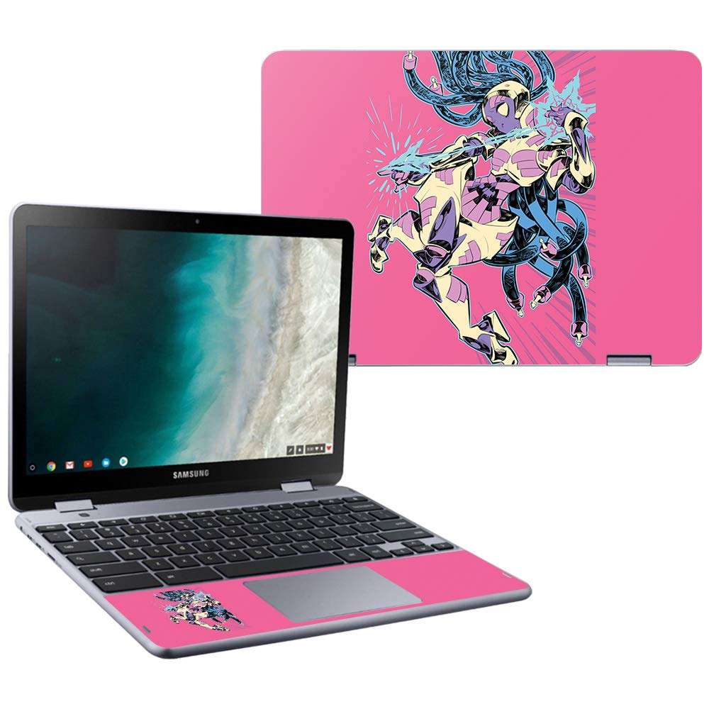 MightySkins Skin Compatible with Samsung Chromebook Plus LTE (2018) - Robot Creature | Protective, Durable, and Unique Vinyl wrap Cover | Easy to Apply, Remove, and Change Styles | Made in The USA 1