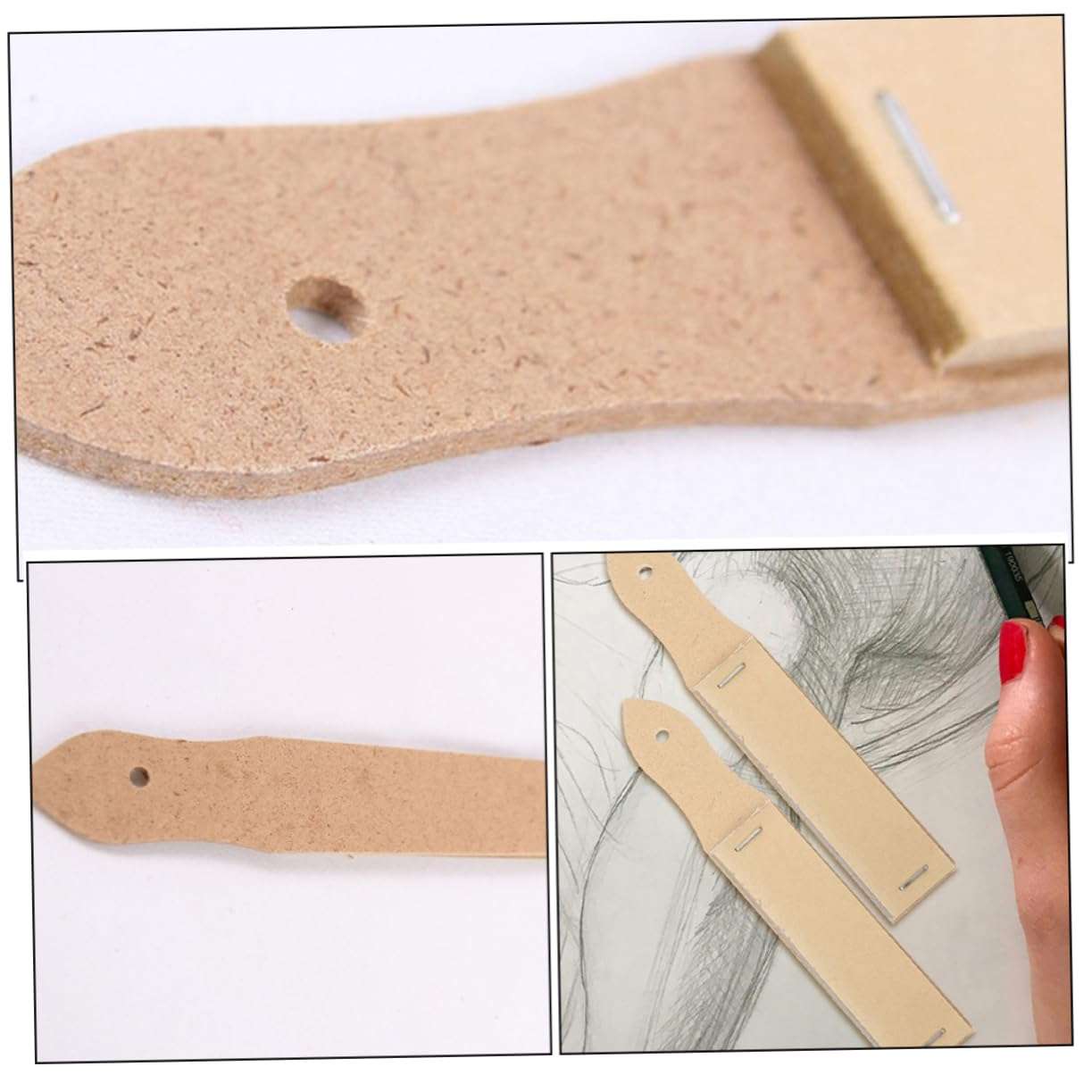 HOODANCOS 20Pcs Sandpaper Pencil Sharpeners with Ergonomic Handle for Sketching Drawing and Doodling for Artists Beginners and Students Safe Design 4