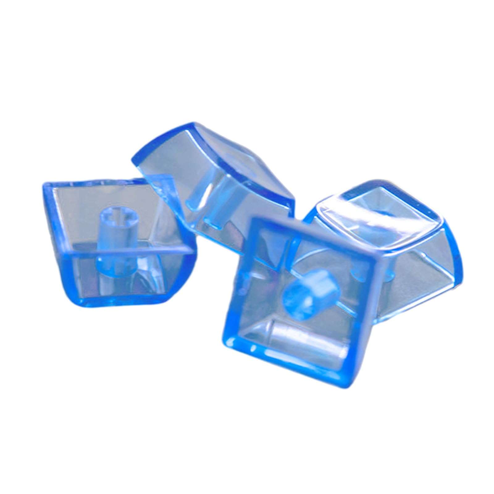 10PCS High Transparent Keycaps XDA Height Blank Keycap Set For Mechanical Keyboard Keycap Backlit Key Caps Colorful Blank Keycaps 1