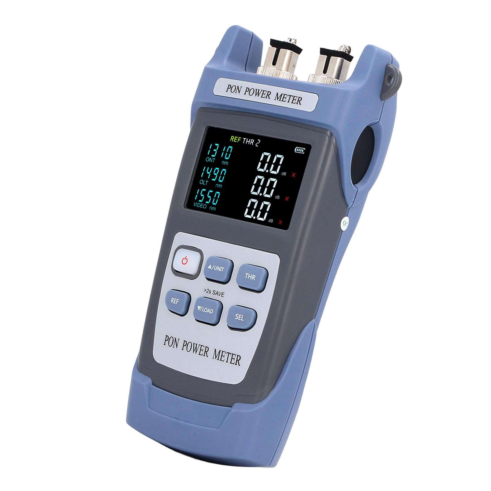 Handheld Optical Power Meter, Fast Accurate Fiber Optic Test Kit, Color LCD Screen, Design, 20 Hours Standby, for High Bandwidth Measurement Troubleshooting 6