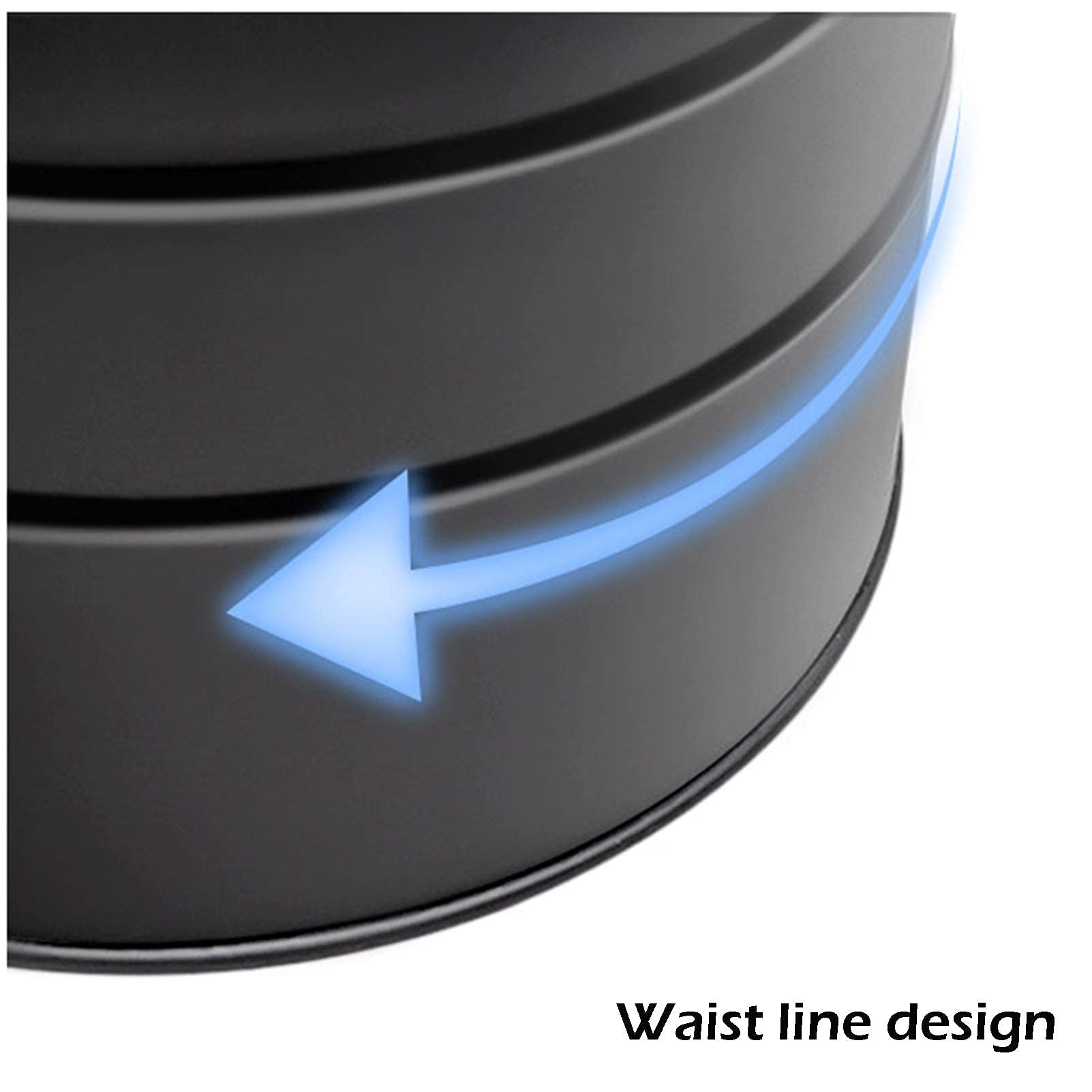 Umbrella Storage Cylindrical Umbrella Stand Rack, Iron Metal Umbrella Holder, Hollow Umbrella Organizer for Hallway Outdoor/White (Black Q) 6