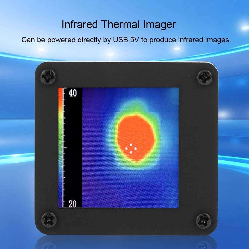 Ccylez Thermal Imager,AMG8833 8x8 Infrared Thermal Imager Temperature Sensor 7m/23ft Farthest Detection Distance,Infrared Thermal Imager AMG8833 8x8 3