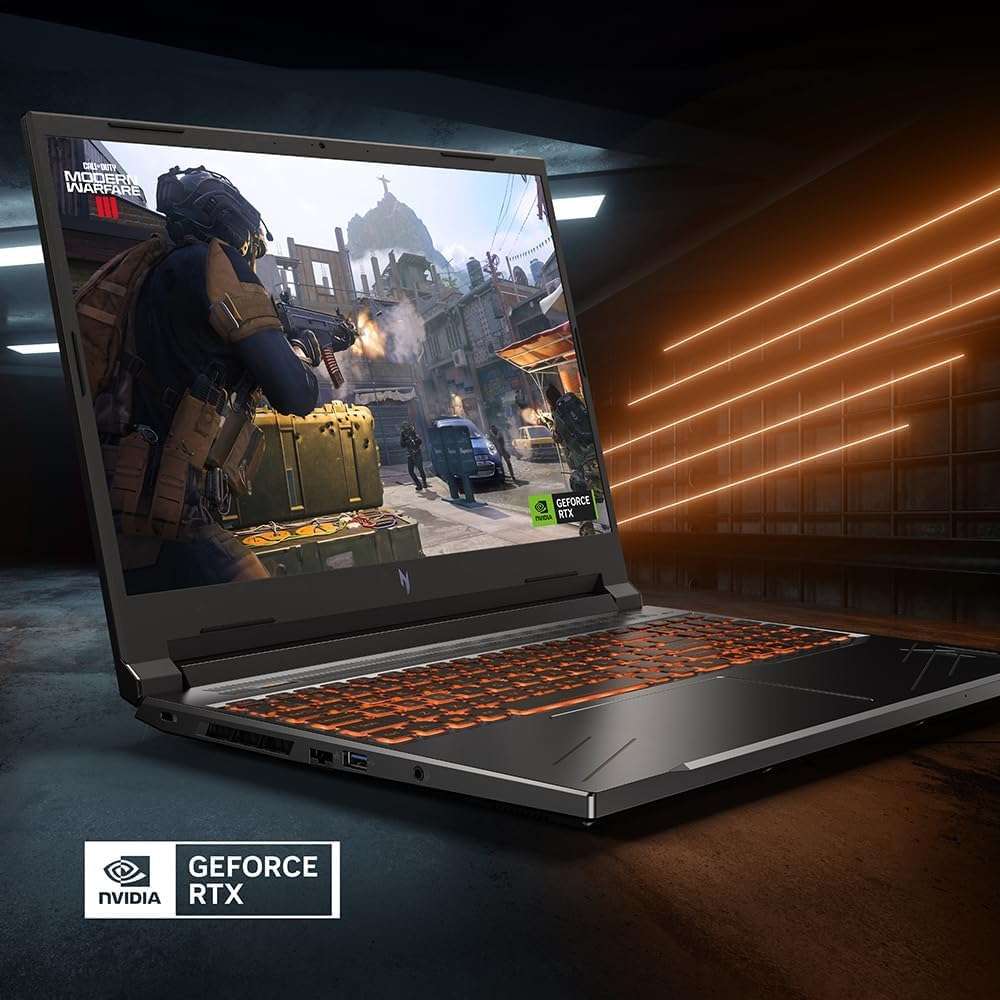 acer Nitro V 16 Gaming Laptop, AMD Ryzen 7 8845HS Octa-Core, NVIDIA GeForce RTX 4060 Laptop, 64GB DDR5 RAM, 1TB SSD, 16" WUXGA 165Hz, Wi-Fi 6E, Backlit KB, with Lifetime Office Pro & Windows 11 Pro 3