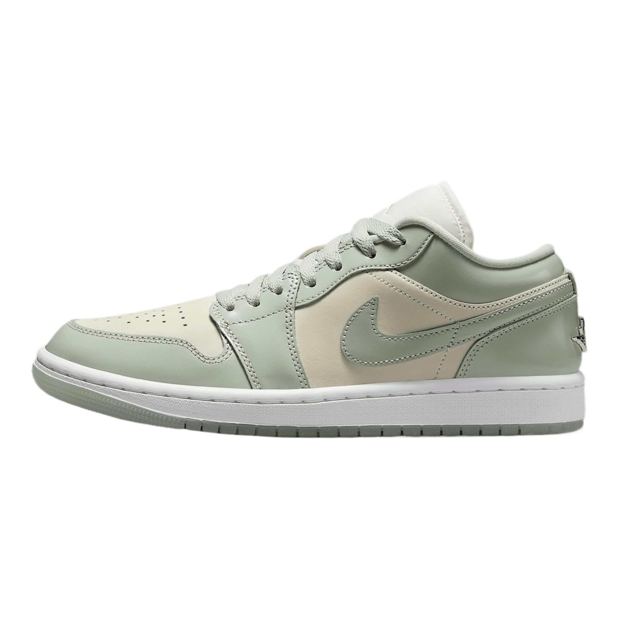 W AIR JORDAN 1 LOW SE "SAIL/SEAFOAM-METALLIC SILVER-WHITE"