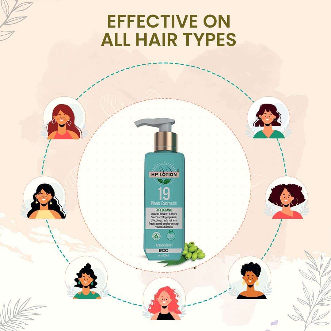 HP Lotion Anti Hair Fall Solution Onion, Amla & Neem Ayurvedic, Hair Lotion for Hair Treatment (Unisex) - 100ml 5