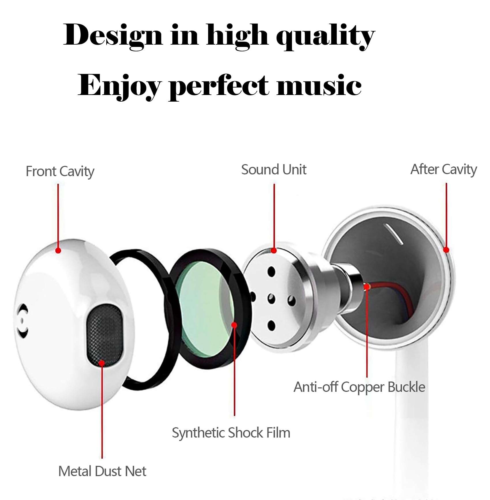 2 Pack USB C Headphones Earbuds for Apple iPhone 16/15/iPad Pro, Type C Earbuds Wired Earphones with Microphone & Remote Control Noise Cancelling in-Ear Headset for Samsung Galaxy,Pixel 7/6/6a/5/4 3