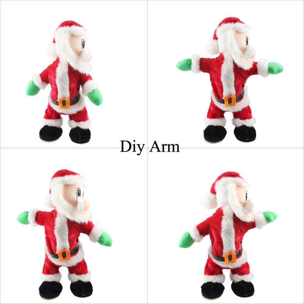 Twerking Santa Claus,Booty Shaking Santa Dancing Santa Claus with Music Singing Animated Christmas Santa Toys for Kids- English Song 5