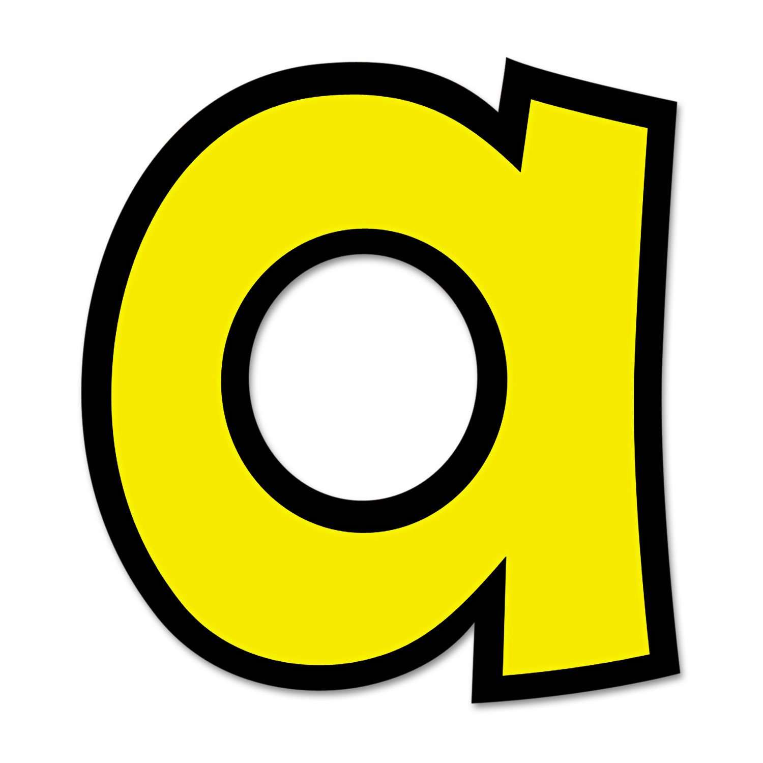 Trend Enterprises Playful Uppercase/Lowercase Ready Letter, Yellow 216 per Pack (T-79743) 3