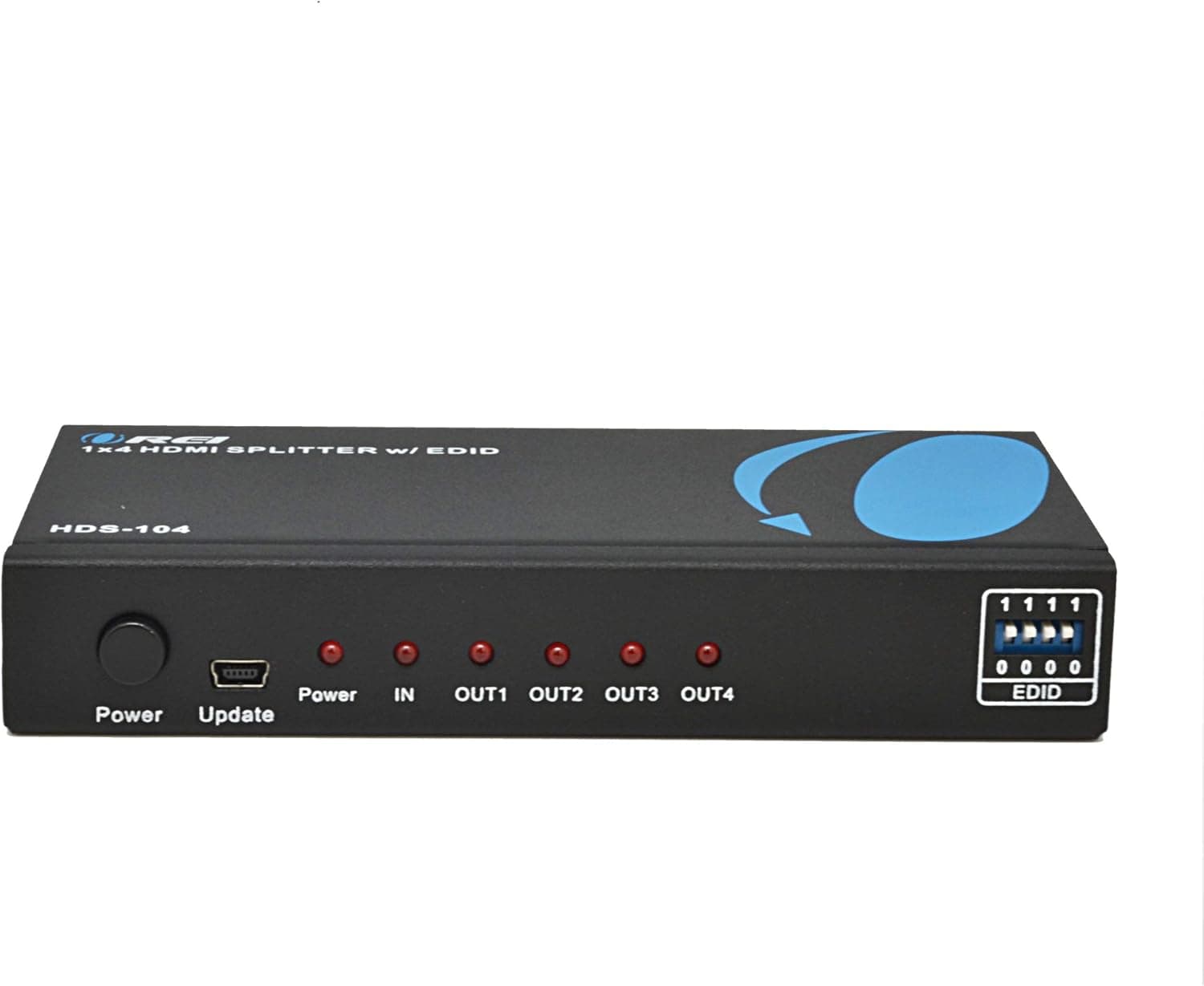 HDMI Extender Balun by Orei Upto 330 Feet 1080p Signal Over Single CAT5e/CAT6 Ethernet Cable, Deep Color & 4K 1x4 HDMI Splitter 1 in 4 Out by OREI - Ultra HD @ 30 Hz 1x4 Ver. 1.4 HDCP 6