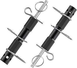 GLKTRS Perimeter Trip Alarm, Use 209 Primer Camping Trip Wire Alarm Camp Safe,Early Warning Security System Accessories for Camping and Property Safety/Bear Deterrent (Black-2 Pack)