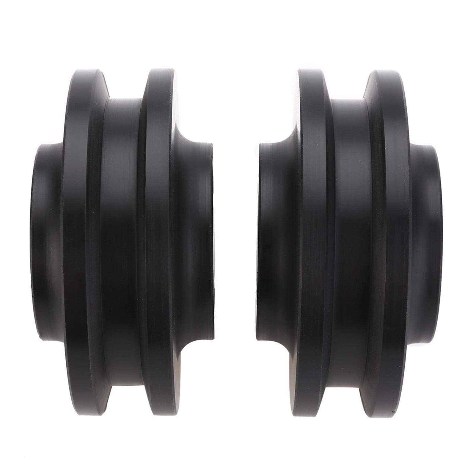 Door roller pulley 2PCS/lot Bathroom double bearing barn door pulley American sliding door pulley cabinet window pulley Door Runner Sliding Shower Door hardware replacement parts Door hardware replace 2
