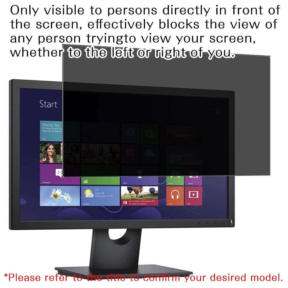 Synvy Privacy Screen Protector, Compatible with Sceptre C275B-144RR 27" Display Monitor Anti Spy Film Protectors [Not Tempered Glass] 3