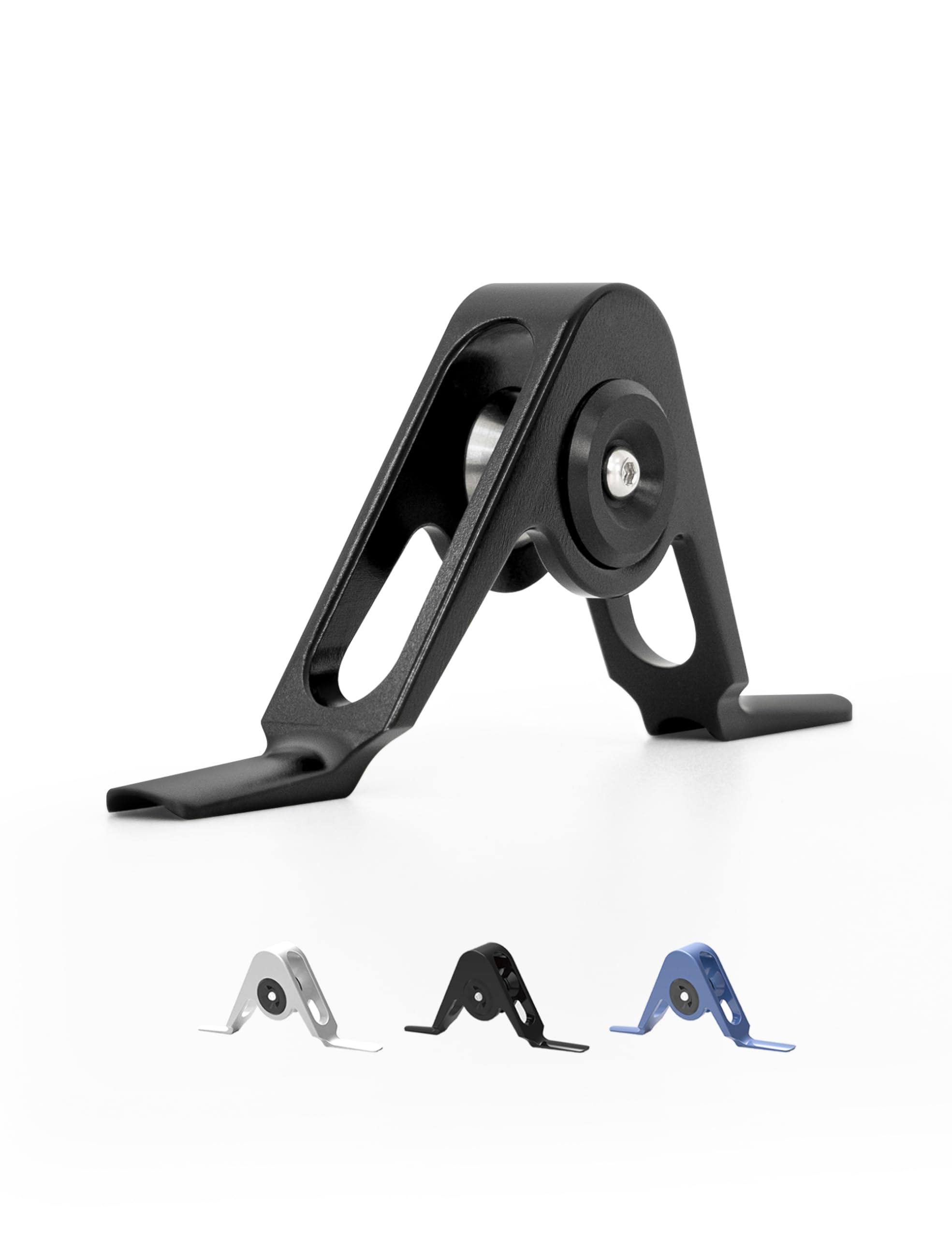 BLUEWING Fishing Roller Guide Heavy Duty Aluminium Alloy Rod Guide Ring for Big Game Rod Trolling Fishing, #2 Black 1