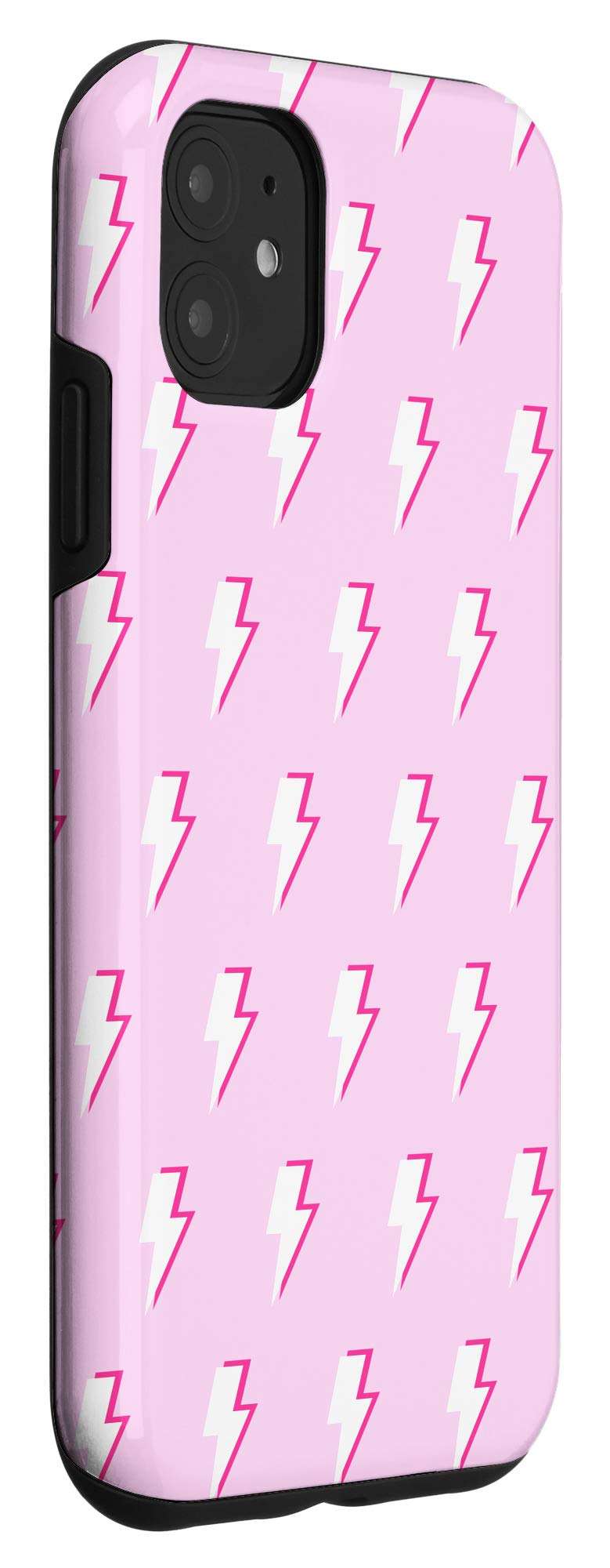 iPhone 11 Lightning Bolt Pink Women Pattern Cute Trendy Phone Case 3