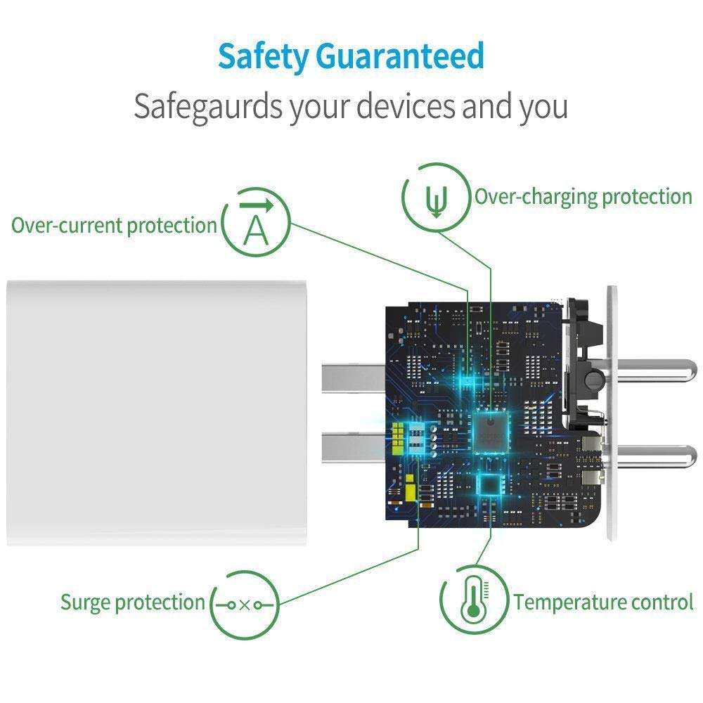 K N DIGITAL Fast Charger for Micromax Canvas Nitro 4G E455 Original Charger Wall Charger | Mobile Fast Charger | Android Charger with 1 Meter Micro USB Charging Data Cable (2.4 Amp,Dualport,RZZ1, White) 3