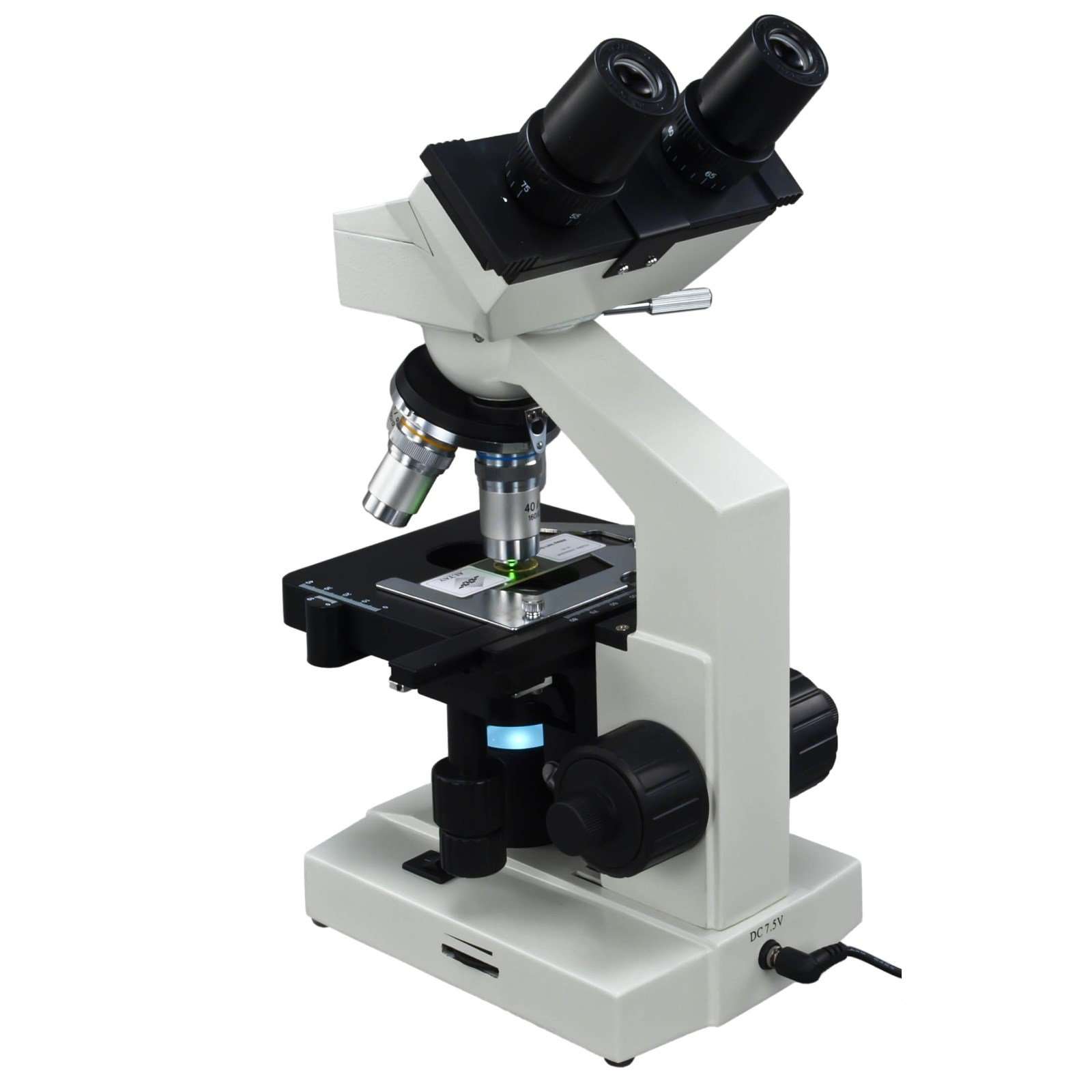OMAX 40X-2500X LED Binocular Lab Compound Microscope with USB Camera and Mechanical Stage 3