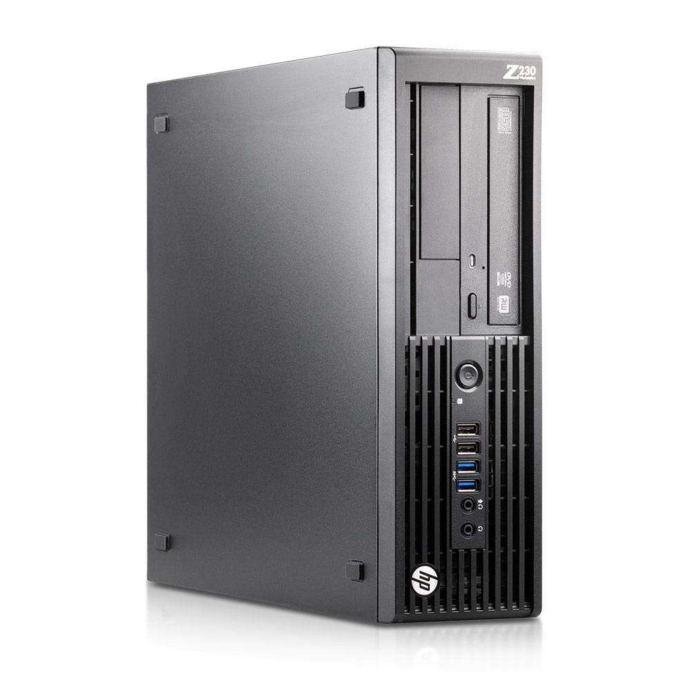 HP Desktop Computer with Windows 10, Workstation Compaq Small Form Factor Elite PC, Quad Core i5-4570 3.20 GHz, 8GB DDR3 RAM, 120GB SSD, DualBand WiFi, DVD-RW, USB 3.0, DisplayPort (Renewed) 2