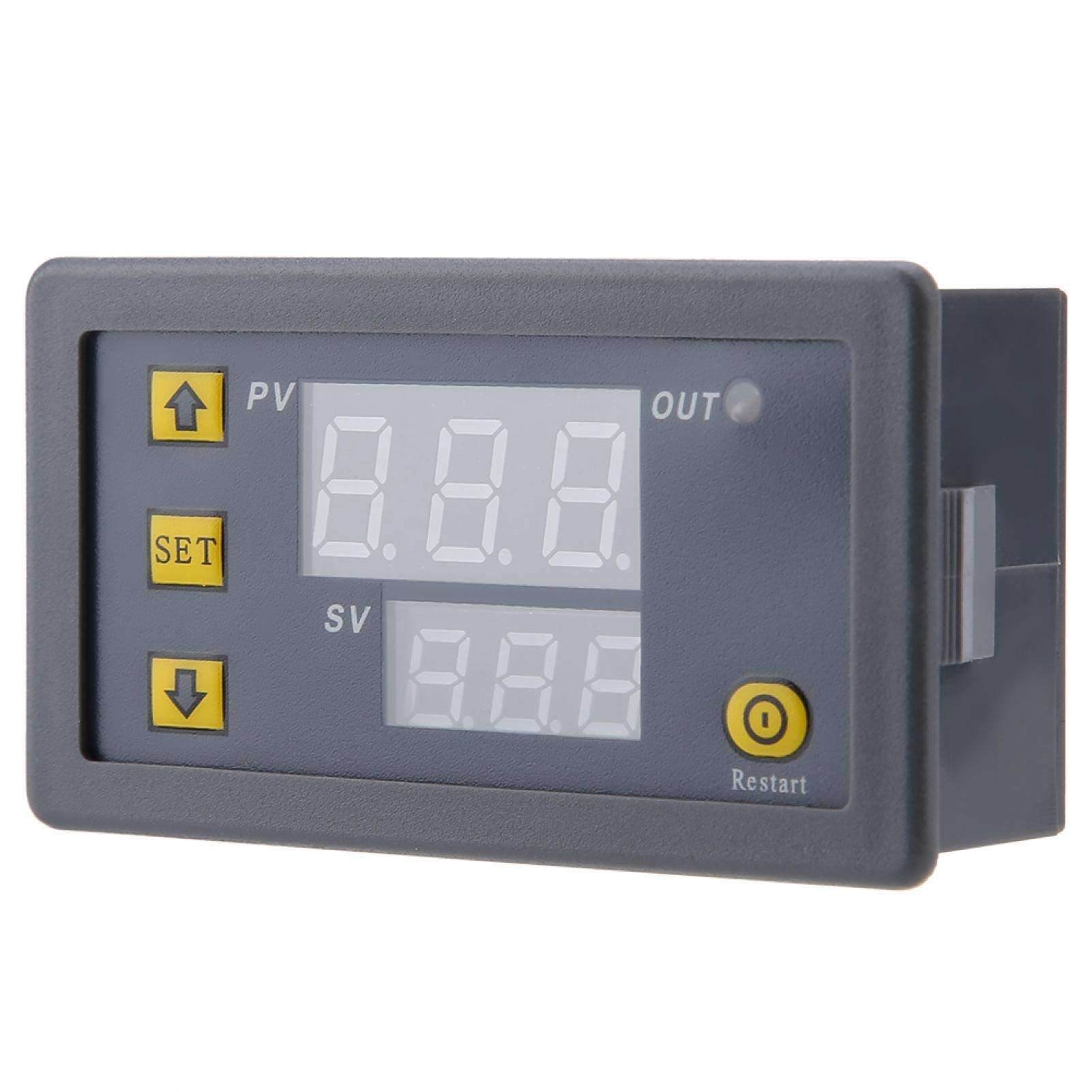 April Gift Digital Temperature Controller Safe To Use Digital Thermostat for Work Business Industrial Equipment Electronic(12V red and blue display) 4