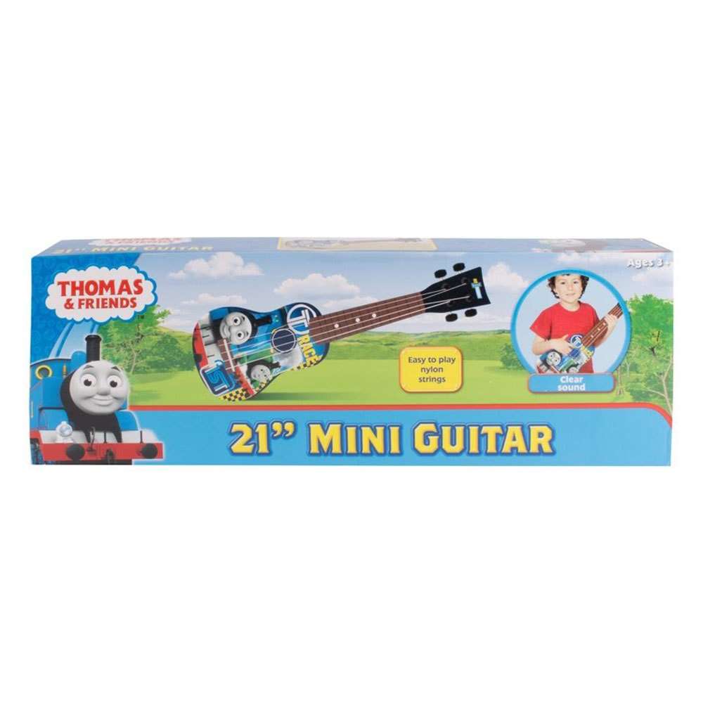 Sakar Thomas and Friends 21" Kids Guitar Toy GT1-01371 | Inspired Design, Easy-to-Hold, Thin Frets and Low String, Traditional Acoustic Guitar Shape, Secret Stickers, Real Tuning Gears (GT1-01085) 4