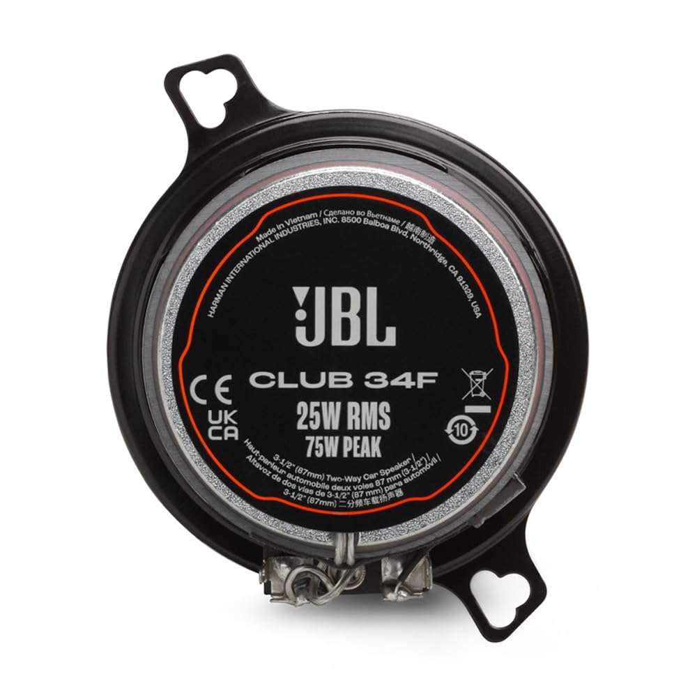 JBL Club Gen3 34F 3.5'' (8.7cm) Speaker Set Coaxial 4