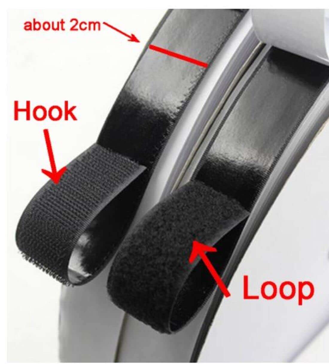 S Cart Prestiched Fiber Glass Mosquito Net Mesh with Regular Loop and self Adhesive Hook to Stick Window Frames (Black Color) (3x4) 4