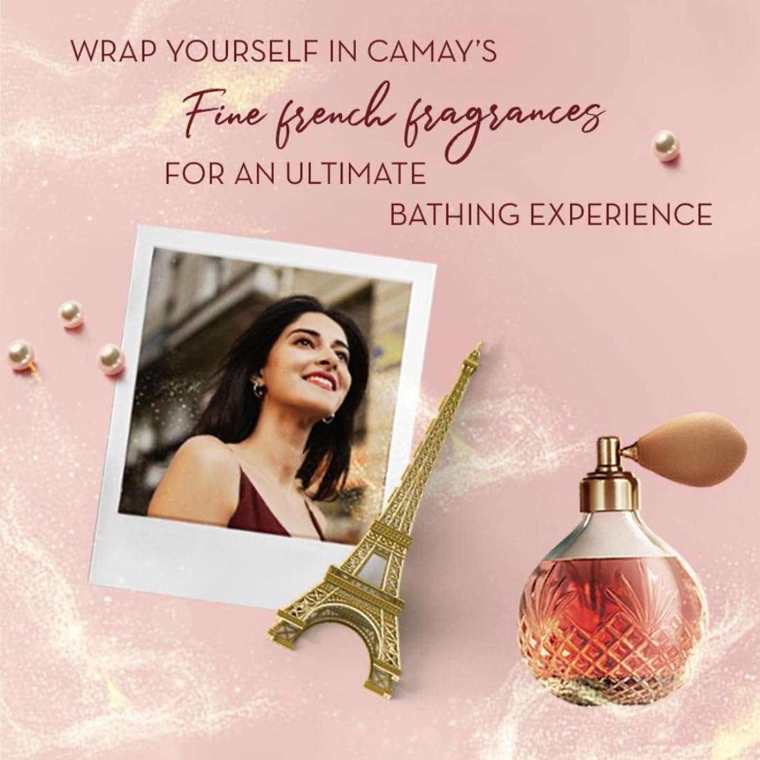 Camay Classic International Beauty Bath Bar | Beauty Bathing Soap|French Fragrance|For All Skin Types 125g|PO8 5