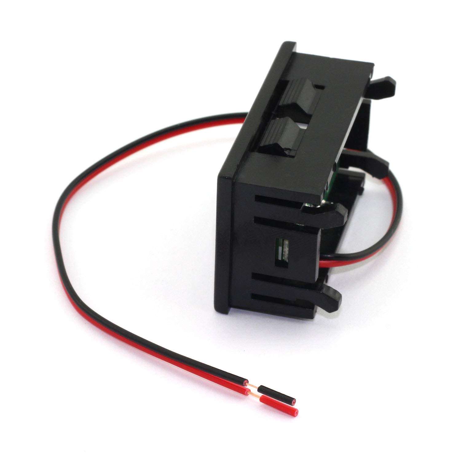 DGZZI 2PCS Red LED Digital Voltmeter Voltage Meter DC 4.5V to 30V Voltage Panel Meter for 6V 12V Electromobile Motorcycle Car 5