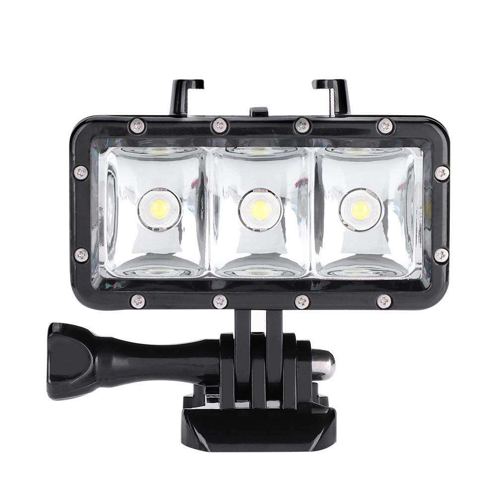 Mini Video LED Light, 40m Underwater Waterproof Diving LED Light Fill Lamp for Gopro, SJCam, XiaoYi etc 1