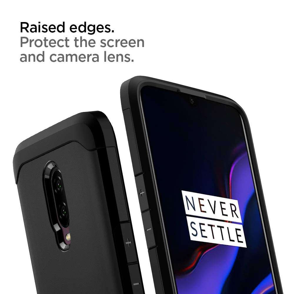 Spigen Tough Armor Designed for OnePlus 6T Case (2018) - Black 6