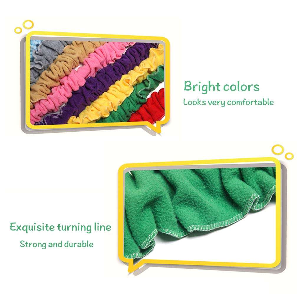 KIKIGOAL 12 Feet Elastic Fleece Cooperative Stretchy Band, Creative Movement Prop for Group Activities 5