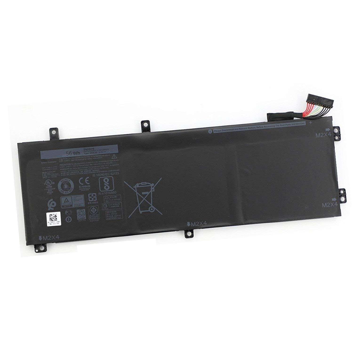 SERNN H5H20 Replacement Laptop Battery Compatible with Dell XPS 15 9560 9570 Precision 5520 M5520 5530 M5530 Workstation Series Notebook 451-BCBT 05041C 5041C 5D91C H5H2O [11.4V 56Wh] 1