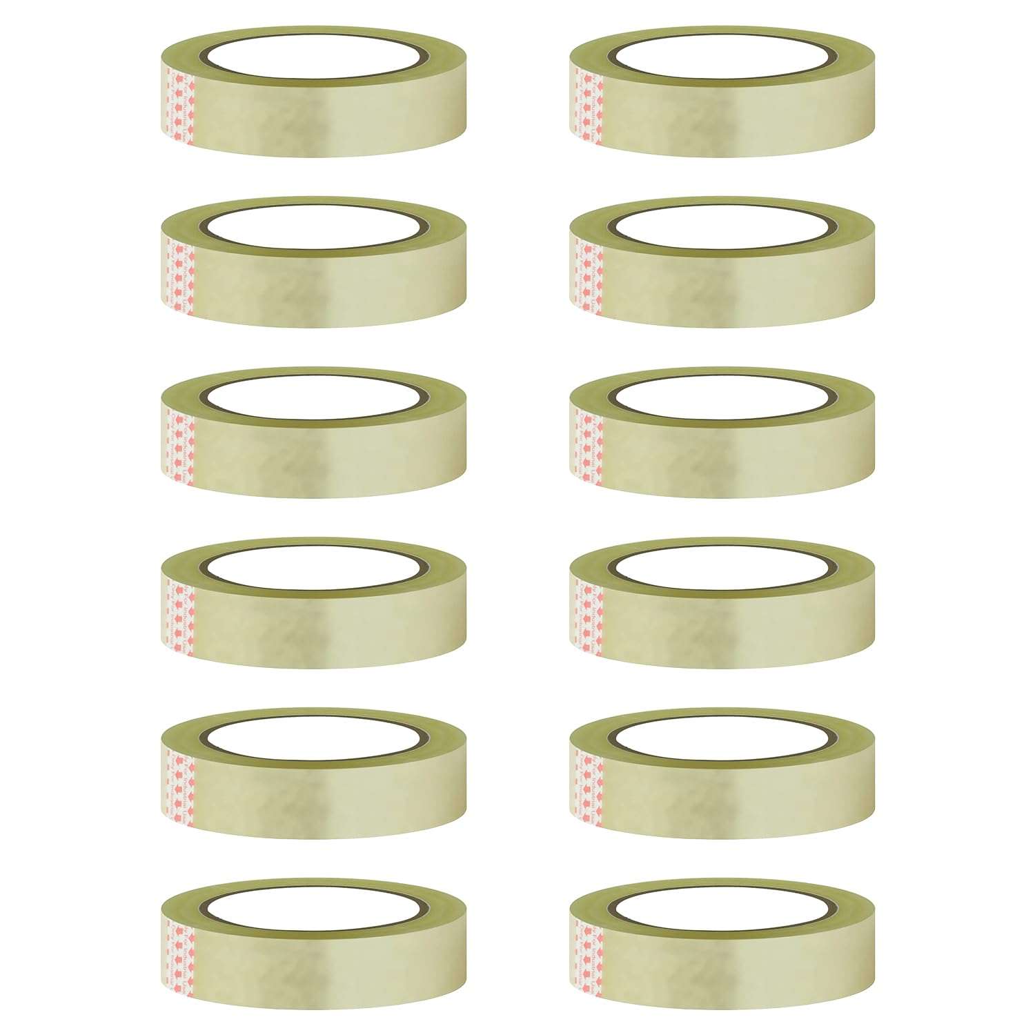 Thump 46 Meters Magic Tape Roll 18mm Invisible writable BOPP Packaging Decorating and DIY Clear Self Adhesive Cellotape for School Projects Home and Office use (Transparent, Pack of 12) 1