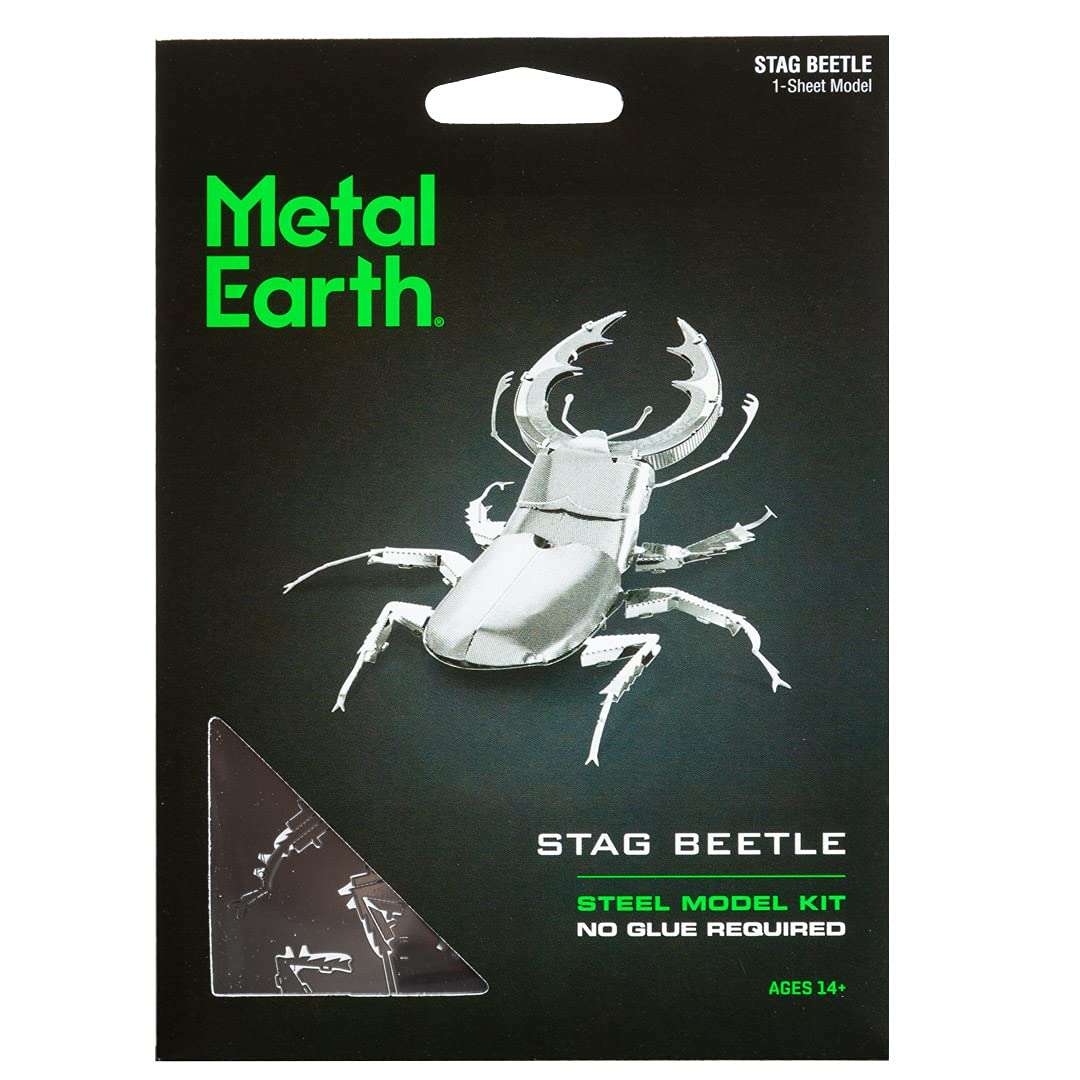 Metal Earth Fascinations Stag Beetle 3D Metal Model Kit 2