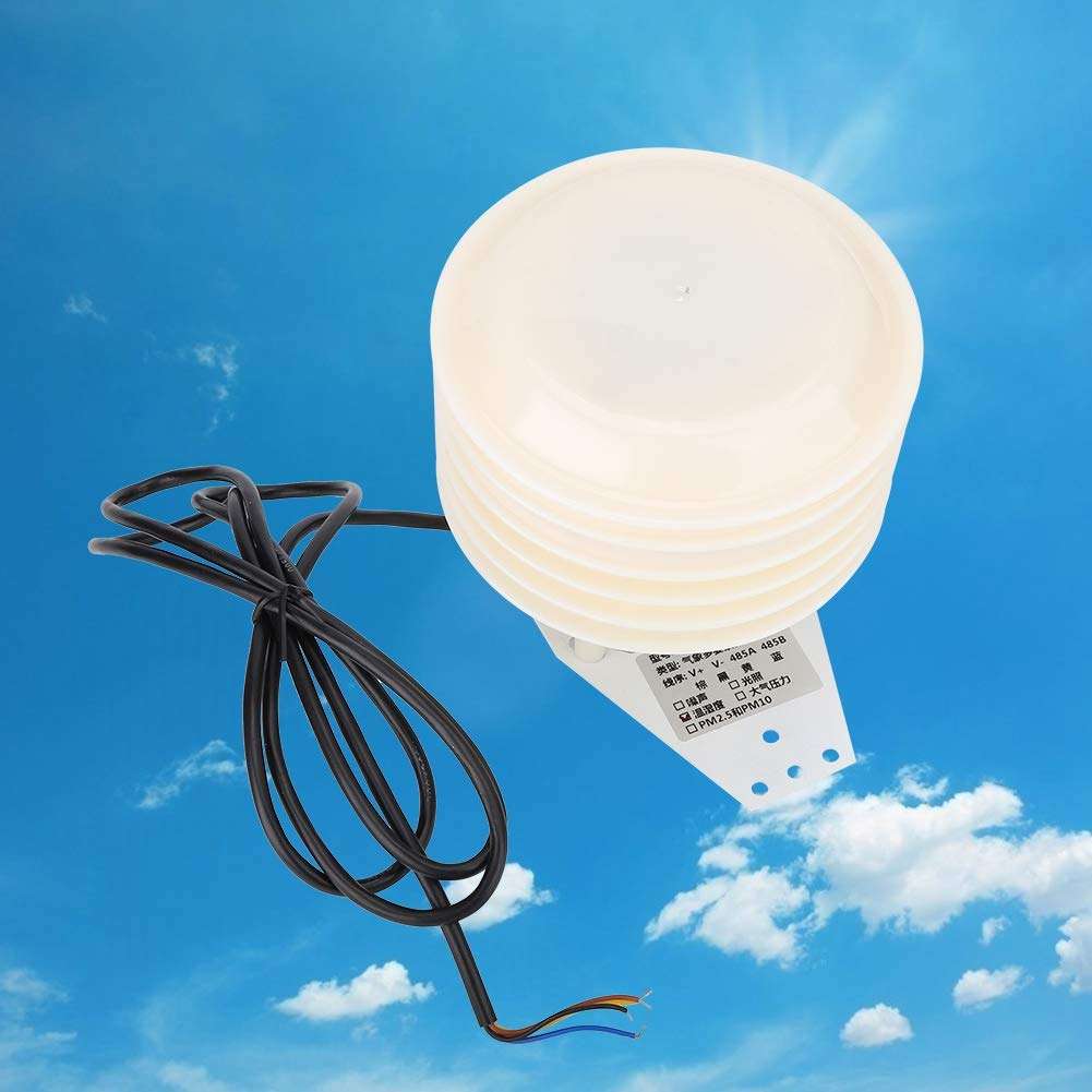 Shutter Box Transmitter Temperature Humidity Sensor Transmitter Wide Measurement Range Small Weather Station, Temperature Recorder for Weather Station Home 3