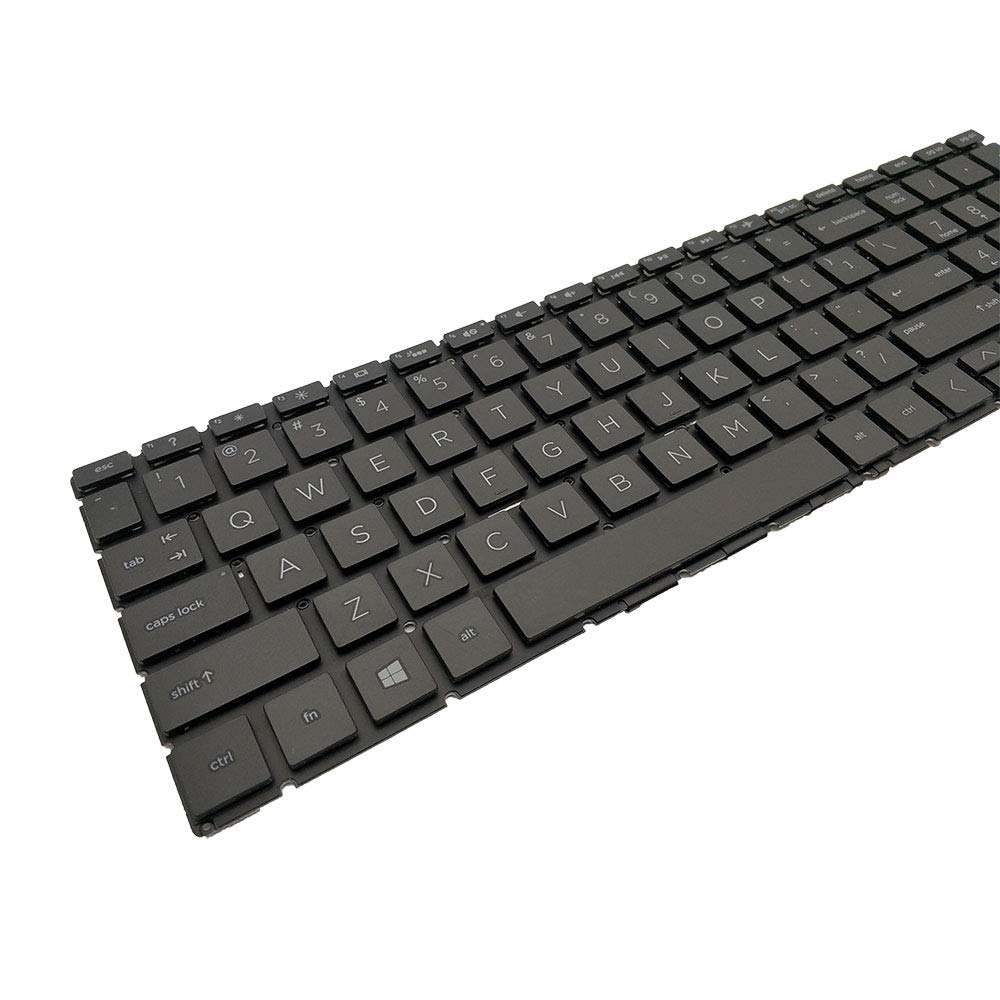 Replacement Keyboard for HP 250 G7 255 G7 15-DA 15-DB 15-DK 15-DR 15-DW 15-DU 15S-DU 15-DY 15s-DY 15s-EQ 15-EF 15s-FQ 15-GW 17-CA Home 17-by Black US Layout 5