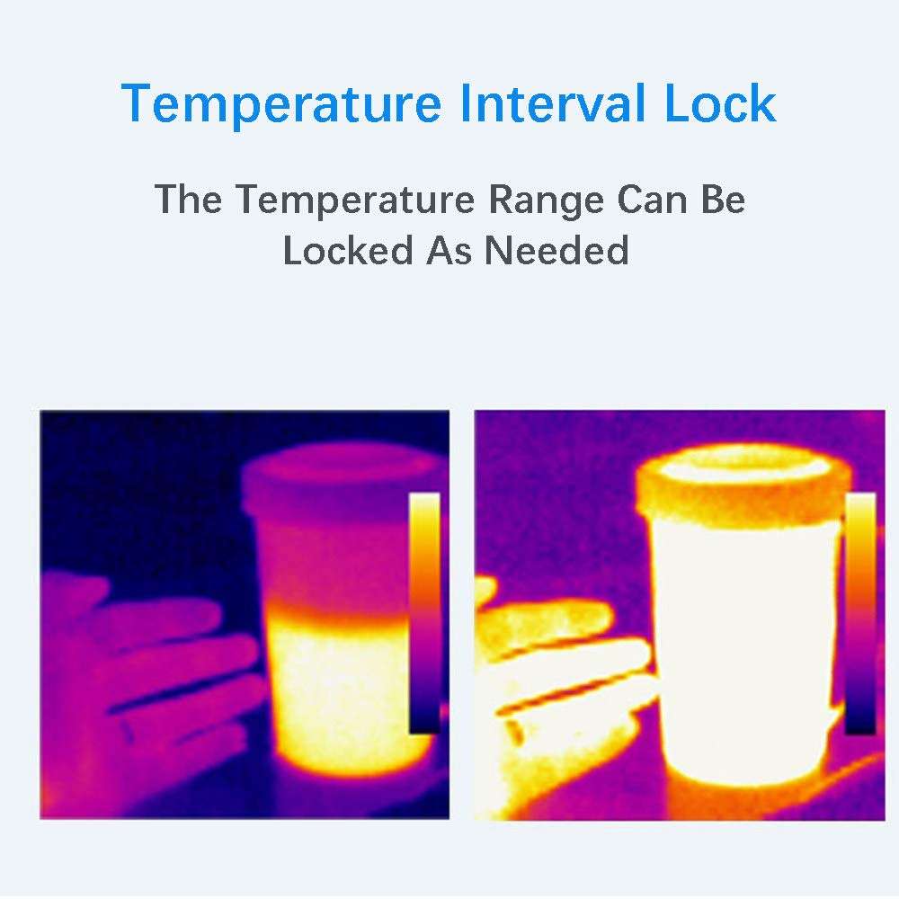 ZHLZH Thermal Camera, Infrared (IR) Thermal Imager & Visible Light Camera with IR Resolution Higher Pixels, IP65, 24590105 mm, Operating Range: -4°F to 716°F 4