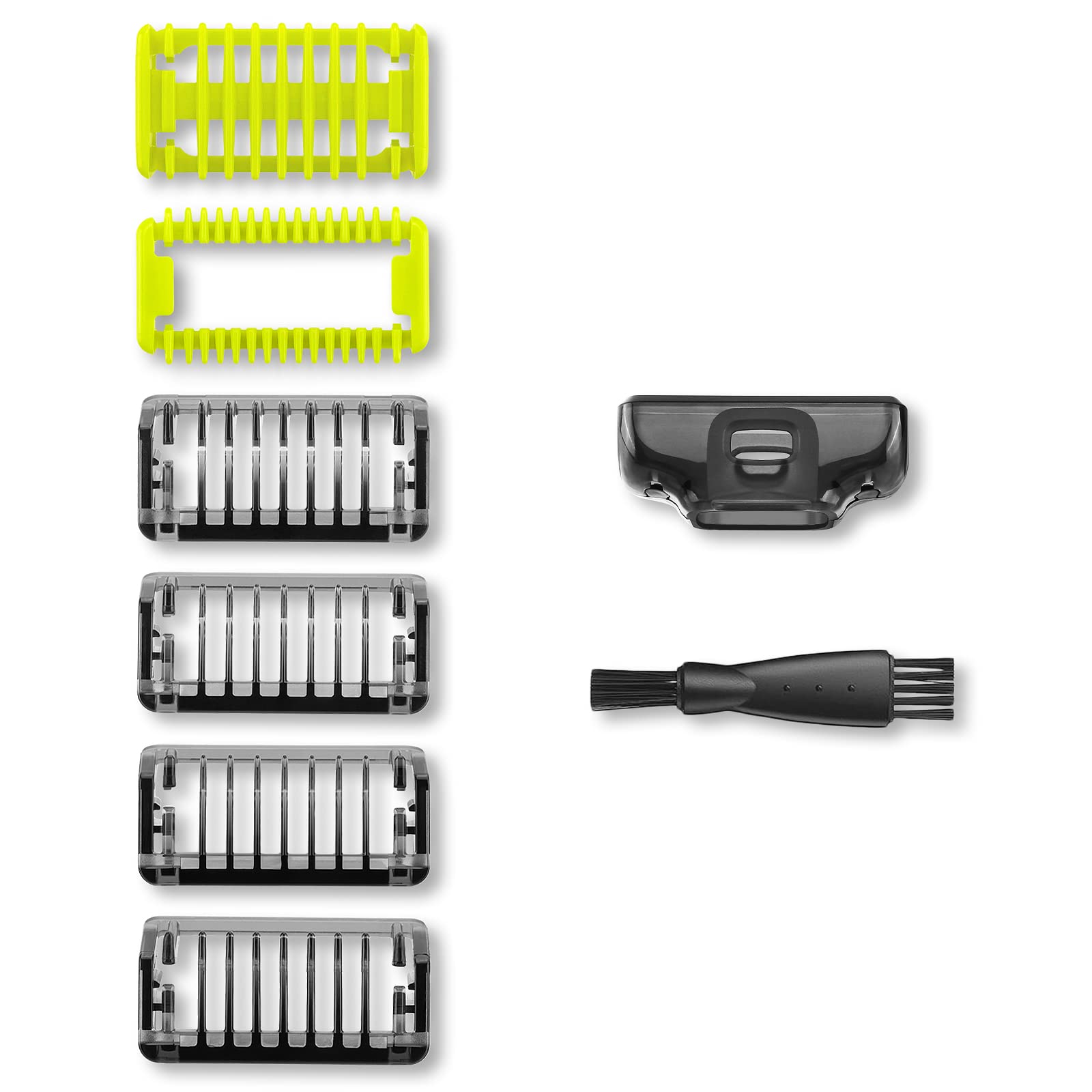 Guide Comb Body Skin For Philips OneBlade & One Blade Pro Qp2520 Qp2530 Qp2620 Qp2630 Qp6510 Qp6520 Face Hair Clippers Beard Trimmer Replacement Pack Kit