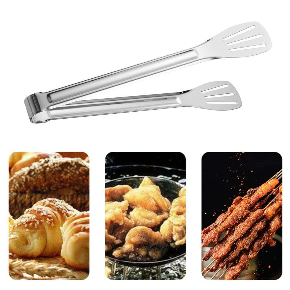 2Pieces Cake Slice and Pie Server Cake Cutter with Serrated Edges 2 Pieces metal food tongs kitchen tongs Cooking Tongs for Cake Pizza BBQ Cooking Buffet 4