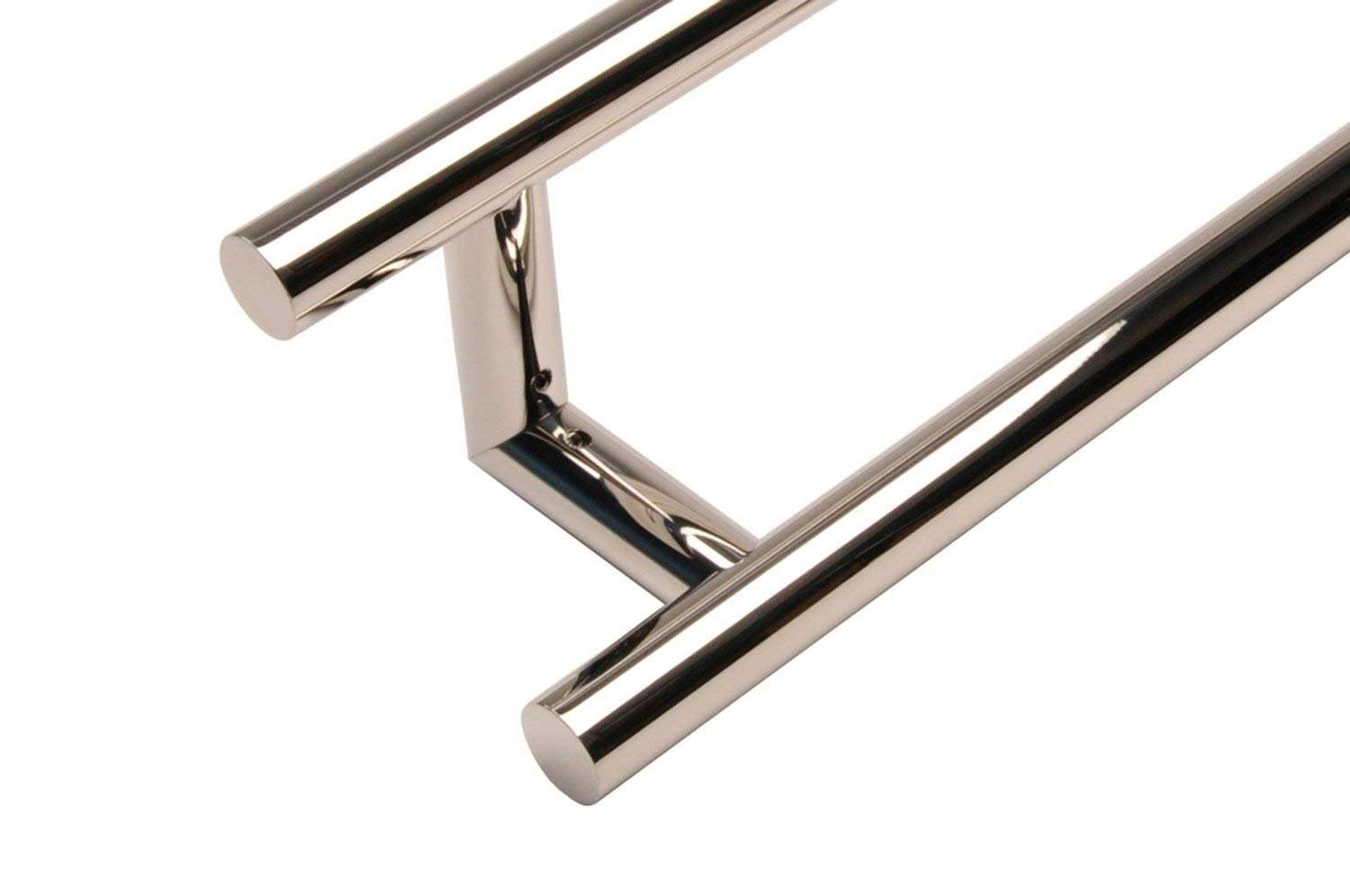 Strongar 45º Offset/Modern & Contemporary Round Bar/Ladder/H-Shape / 914mm Push-Pull Stainless-Steel Door Handle - Polished Chrome Finish (60 inches) 5