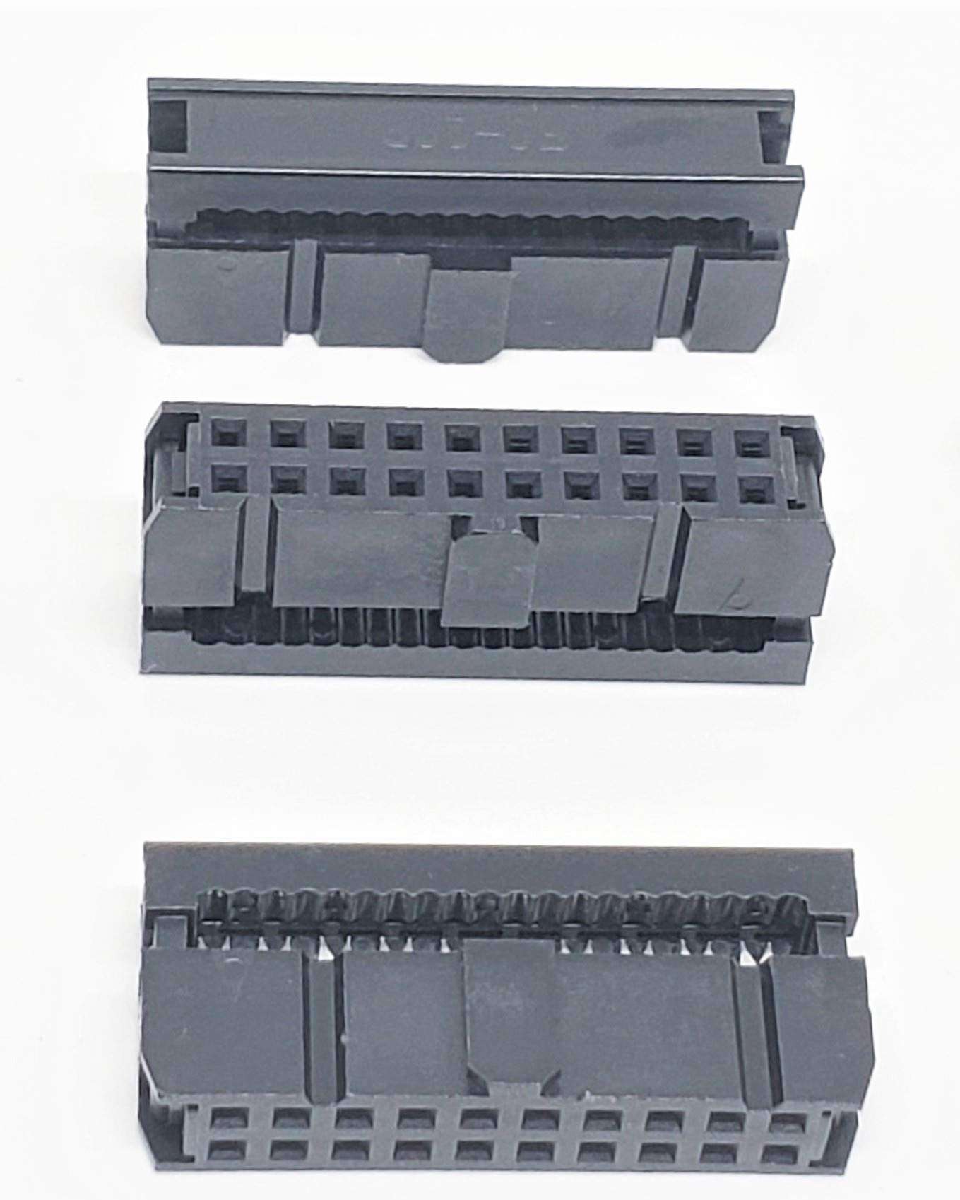 PC Accessories - Connectors Pro 50-Pack 2X10 20P 2.54mm Dual Rows IDC Sockets for Flat Ribbon Cable, 20 Pins FC Female Connector