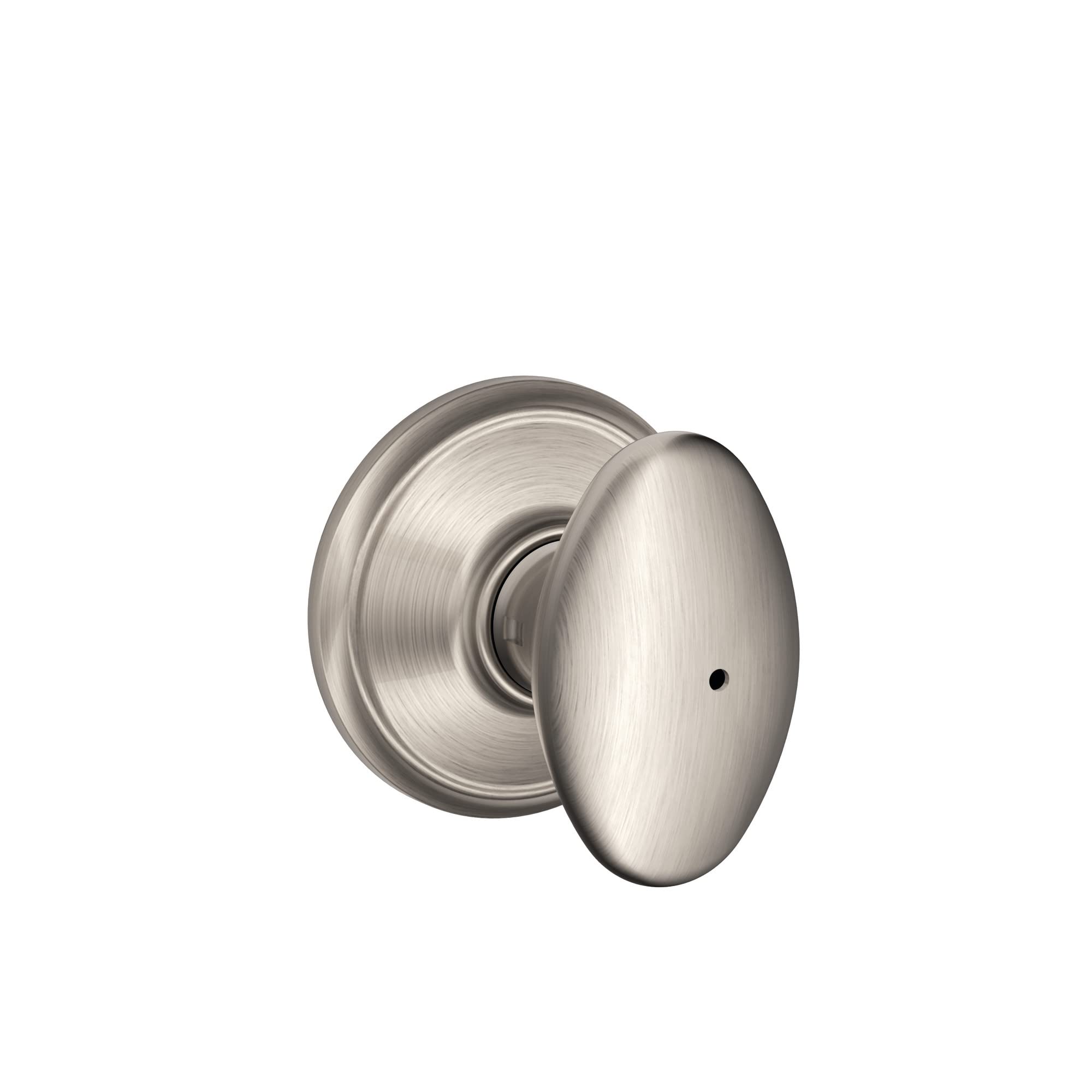 Schlage F40 V SIE 619 Sienna Door Knob, Bed & Bath Privacy Lock, Satin Nickel 1
