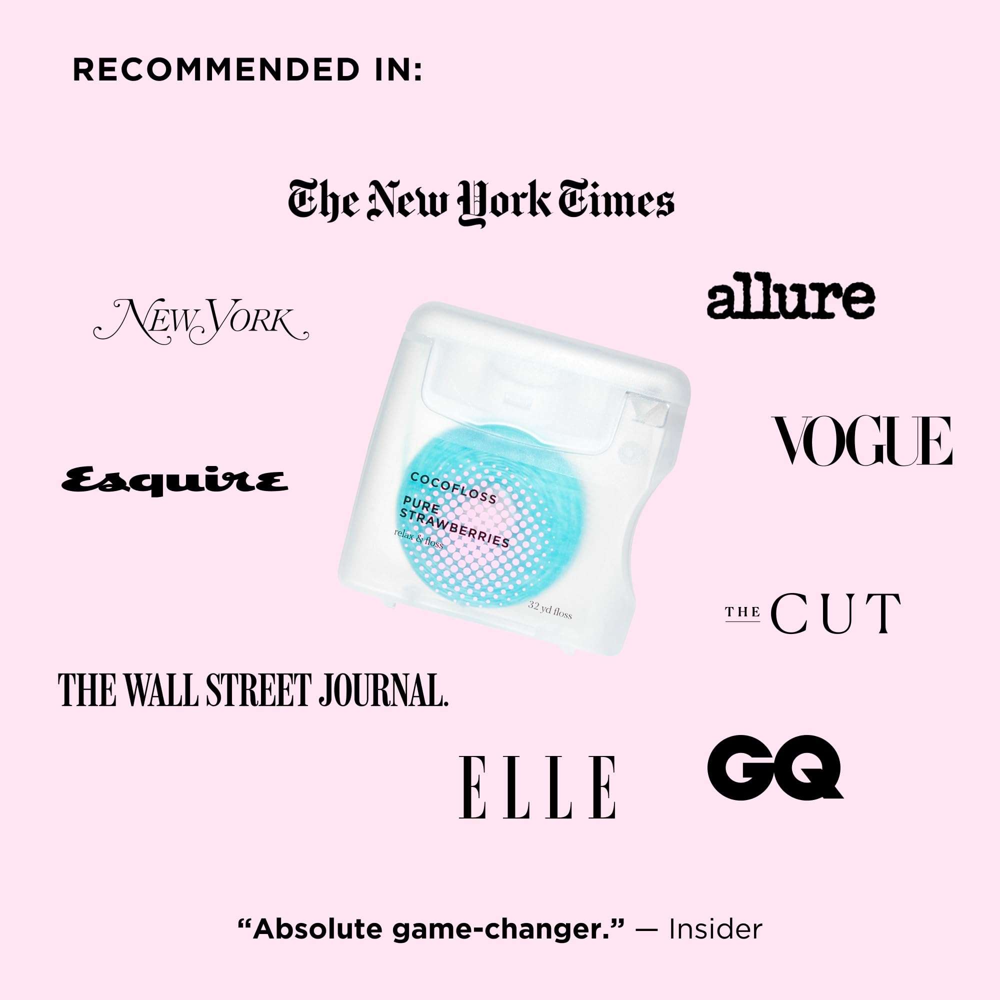 Cocofloss Woven Dental Floss, Dentist-Designed Oral Care, Strawberry Scent, Waxed, Expanding, Kid-Friendly String Floss with Coconut Oil, 1 Spool (33 yd) 6