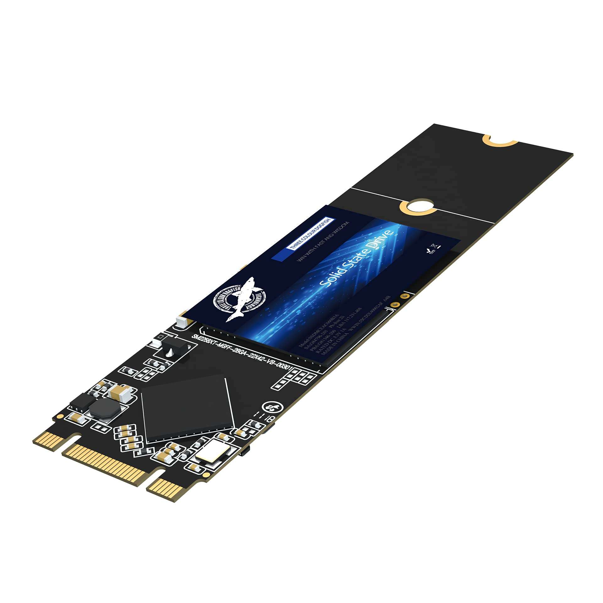 SSD SATA M.2 2280 500GB Dogfish Ngff Internal Solid State Drive High Performance Hard Drive for Desktop Laptop SATA III 6Gb/s Includes SSD 60GB 120GB 240GB 480GB 1TB (500GB M.2 2280) 1