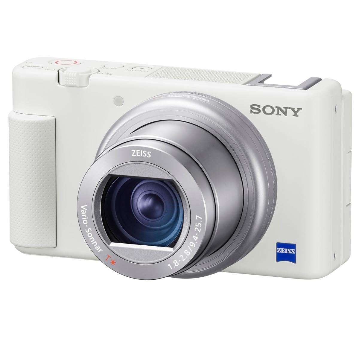 Sony ZV-1 Compact 4K HD Camera, White, Bundle with 32GB Memory Card and Shoulder Bag 6