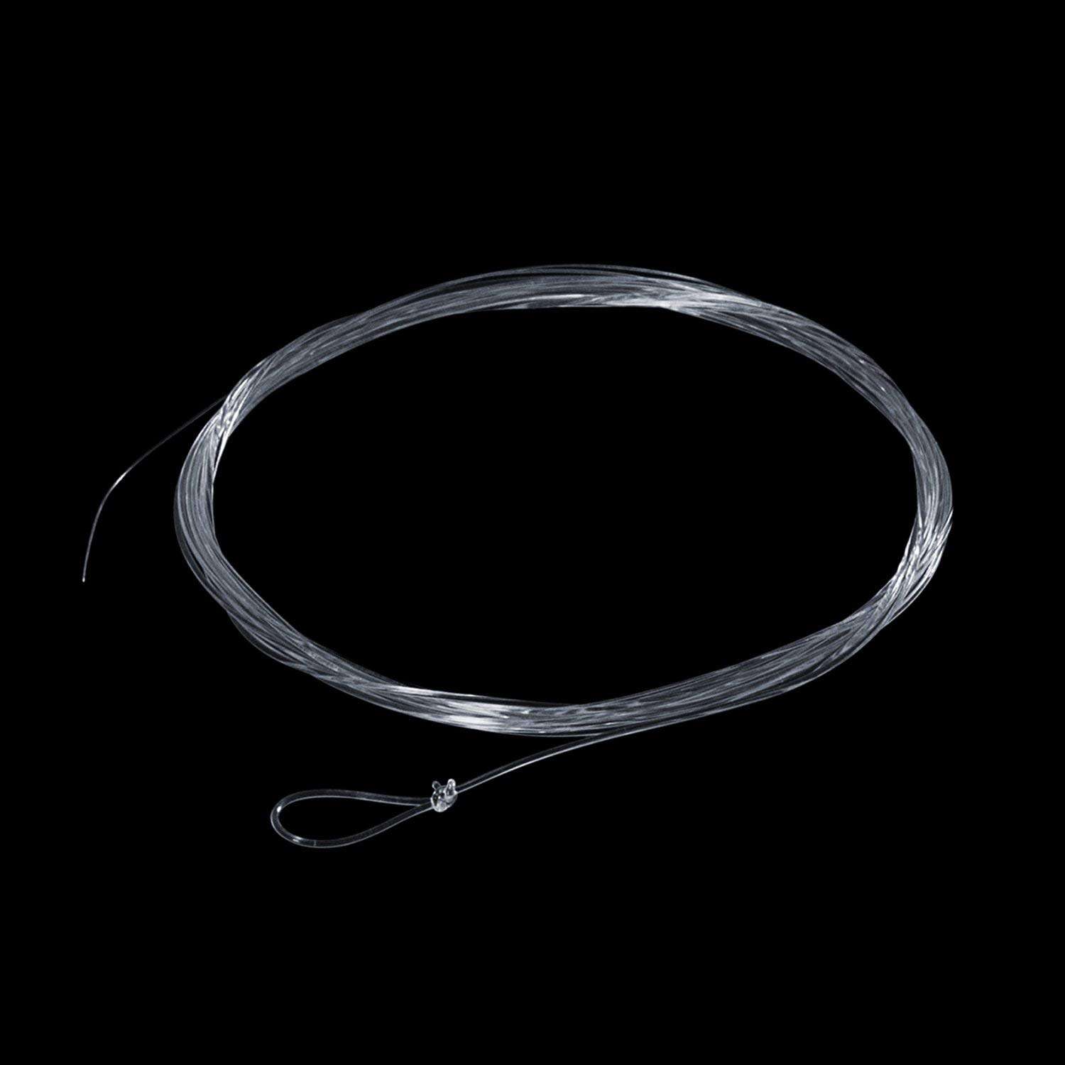 Piscifun Fly Fishing Leader with Pre-Tied Loop, Tapered Fly Line Leader, Nylon, Clear, 7.5ft, 6 Pack, 6X 3