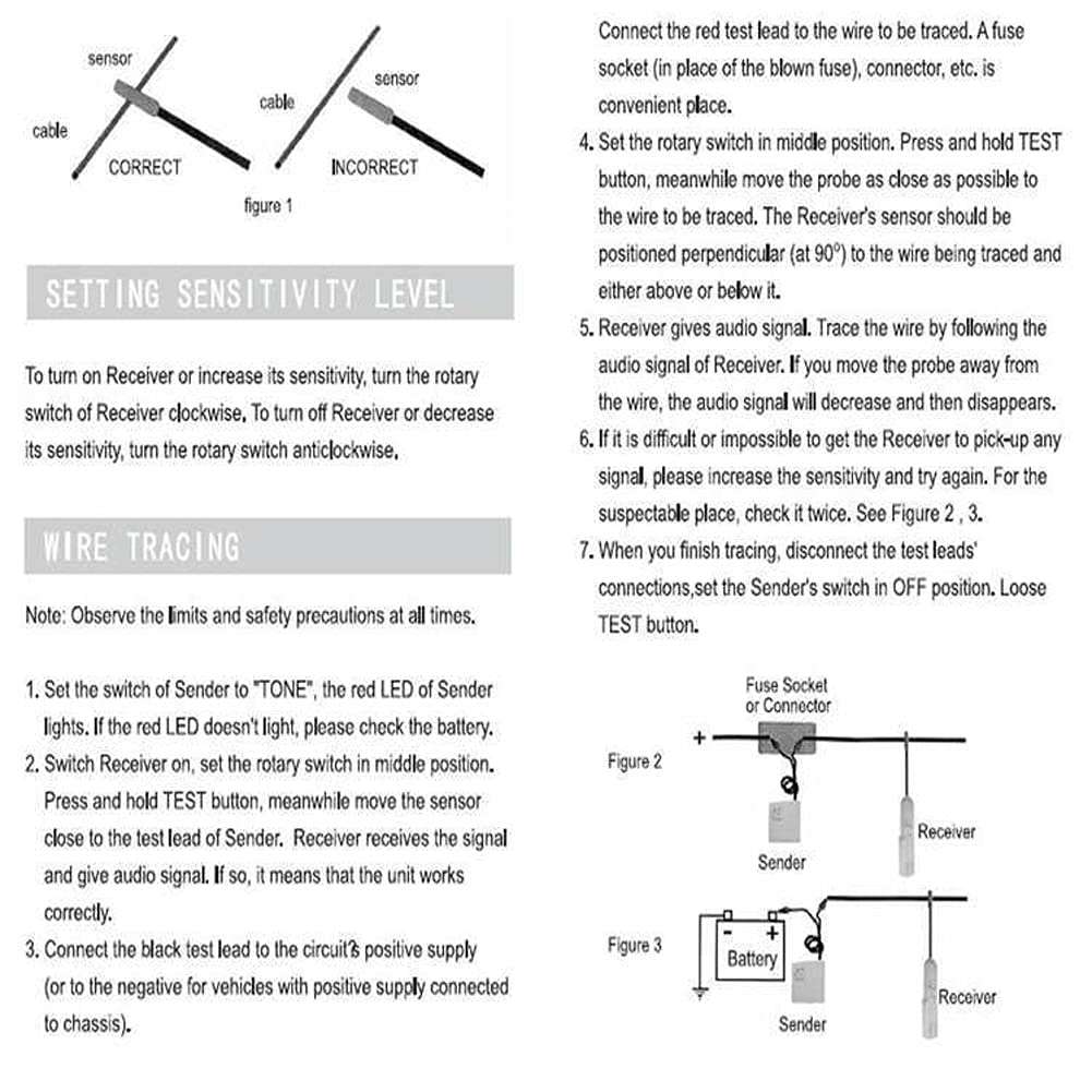 HUIOP Broken Wires Detector,EM415PRO Automotive Tester Cable Wire Short Circuit Breakpoint Tester Line Finder Car Broken Wires Detector 5