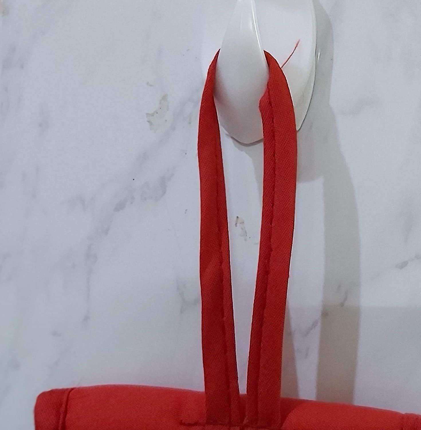 VORDVIGO Double Sided Printed Soft Cotton Hanging Hand Towel Napkin for Wash and Kitchen Basin (Multicolor) - Pack of 4 5