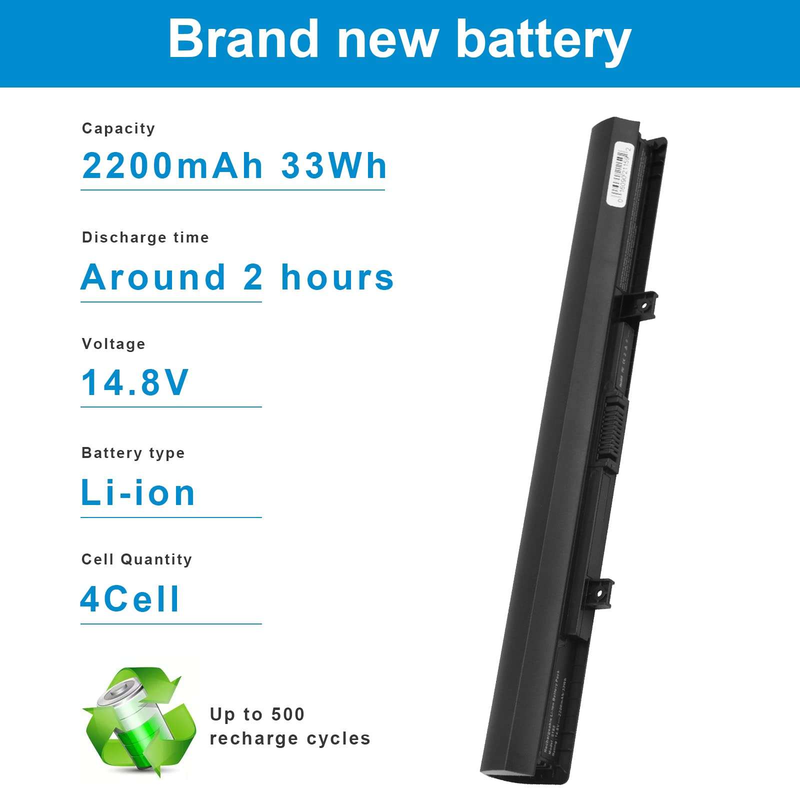 PA5185U-1BRS PA5195U-1BRS Battery for Toshiba Satellite C50 C55 C55D C55T S55 S55T L55 L55D C50-B L55T L55D C55-B C55-B5200 C55-B5299 C55-B5300 E45-B4100 P/N: PA5184U-1BRS PA5195U-1BRS PA5186U-1BRS 4